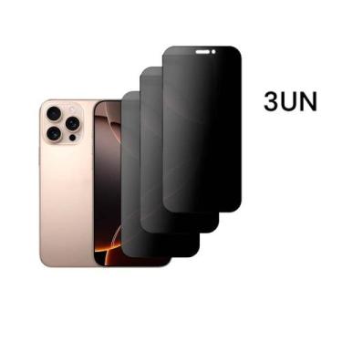 Imagem de Kit Privacidade Com 3UN Películas Fosca Anti Espião Para Iphone 14 PRO