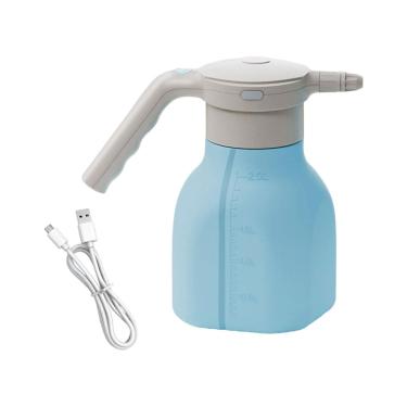 Imagem de WeiLaiKeQi Dispositivo de rega de plantas de frasco de spray elétrico com lata de pulverizador de planta de bico ajustável, Azul