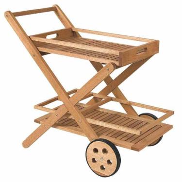 Imagem de Carro Bar Ipanema em Madeira Mestra Móveis, Stain Nogueira