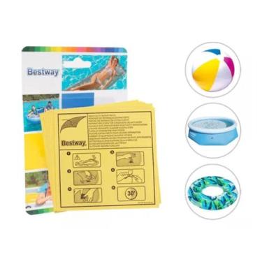 Imagem de Adesivo Reparo Infláveis Piscina Colchão Remendo Extra Forte - Bestway
