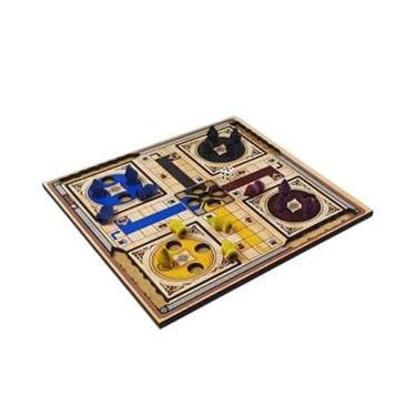 Imagem de Jogo Ludo Clássico De Tabuleiro Luxo Brinquedo Educativo