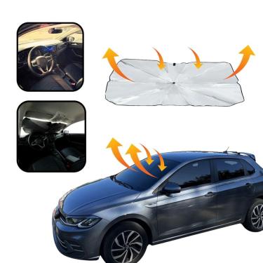 Imagem de Protetor Solar Parabrisas Sol Painel Automotivo Universal