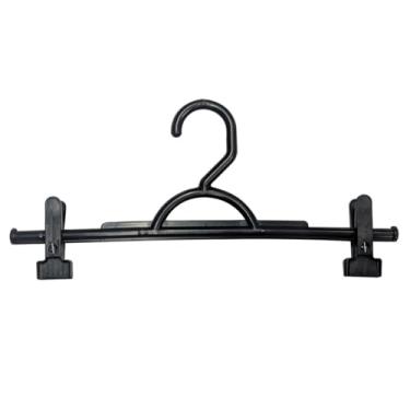 Imagem de 25 Cabides Preto Saia E Calça + 50 Presilhas