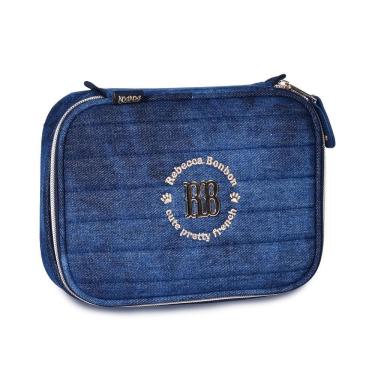 Imagem de Estojo Escolar Jeans Rebecca Bonbon 36 lápis - Clio RB24064