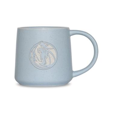 Imagem de Rico Industries NBA Basketball Dallas Mavericks Caneca cônica de cerâmica azul bebê 473 ml