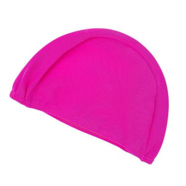 Imagem de Touca Natação Infantil Proteção UV Lisa Pink Everly