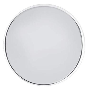 Imagem de Bandeja Redonda de Aço Inoxidável de 28 Cm - Prato Versátil para Sobremesas, Frutas e chá - Design Durável e Elegante para Casa e Catering - Ideal para Festas e Ocasiões