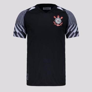Imagem de Camisa Corinthians Lines Preta - Bomache, GG