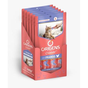 Imagem de Display Origens Creminho Frango 24 tubos de 15g Petisco Cremoso Gatos