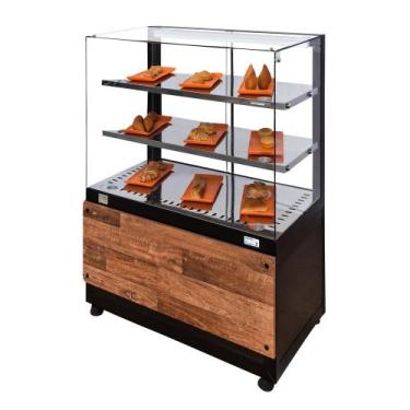 Imagem de Balcão Quente Clean - 70cm Preto - DBQC - 127V - Omega