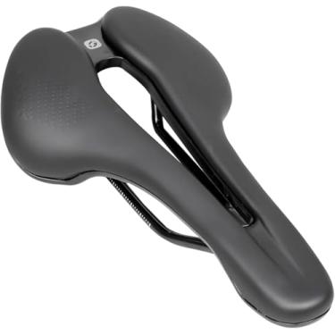 Imagem de GORIX Assento de selim curto para bicicleta, nariz curto, absorção de choque, ciclocross, cascalho Minivelo (GX-SA370)