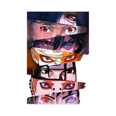 Imagem de Pôster De Olhos De Anime Japonês Impressão Em Tela Sun Wukong Personag