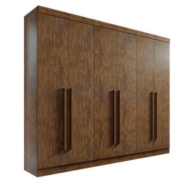 Imagem de Guarda Roupa Casal 6 Portas 6 Gavetas Requinte - Alpoim, Ypê