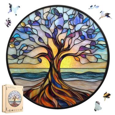 Imagem de Quebra-cabeça de madeira jiroinlly 3D Tree of Life 500 peças