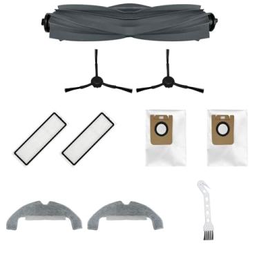 Imagem de HUAYUWA Kit de acessórios de aspirador de pó compatível com Dreame Z10/Z10pro/L10plus/D10plus/D10Splus, peças de reposição para aspirador de pó robô (1 escova de borracha + 2 escovas laterais + 2