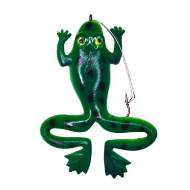 Imagem de Isca artificial rã de silicone - OTTONI, N°03 / 6,5CM, Verde