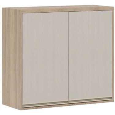 Imagem de Armário Luciane Yara 2 Portas 80cm Vanilla-grafite