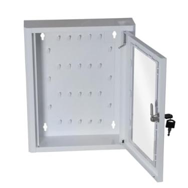 Imagem de Armário Para Chaves Claviculário Em Aço 58/32 Chaves (Porta Acrilico - 32 Chaves)