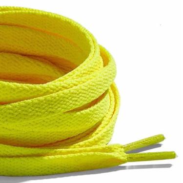 Imagem de Barbante Cordão Cadarço 1 Par p/ Shorts Calça Tênis AMARELO - Malaysia