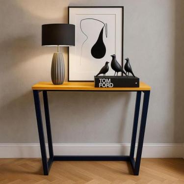 Imagem de Aparador De Madeira Estilo Industrial Buffet Sala Jantar Decorativo Ca