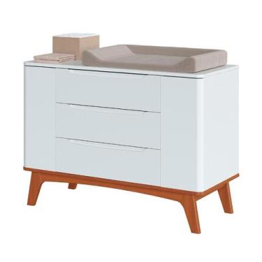 Imagem de Cômoda Sambalele 2 PT 3 GV Branca - Modern
