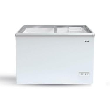Imagem de Freezer e Conservador Expositor Horizontal Eos 450 Litros Eco Gelo Dupla Ação com Tampa de Vidro Eeh500xx 220v