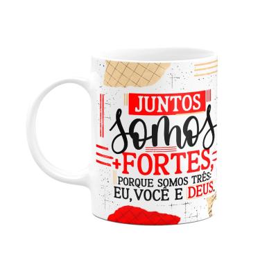 Imagem de Caneca Namorados Laços - Juntos somos mais fortes