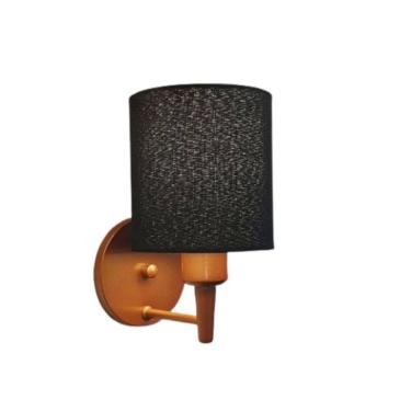 Imagem de Arandela Cilíndrica Vivare Md-2009 Cobre Cúpula em Tecido - Bivolt