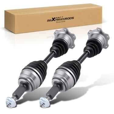 Imagem de maXpeedingrods Conjunto de eixo CV dianteiro esquerdo e direito para modelos Cadillac Chevrolet GMC - para Escalade/Silverado 1500/Suburban 1500/K1500/Tahoe/Avalanche 1500/Blazer/K2500/Sierra 1500