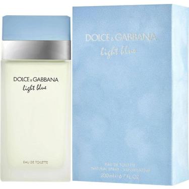 Imagem de Perfume Feminino D & G Light Blue Dolce & Gabbana Eau De Toilette Spray 200 Ml