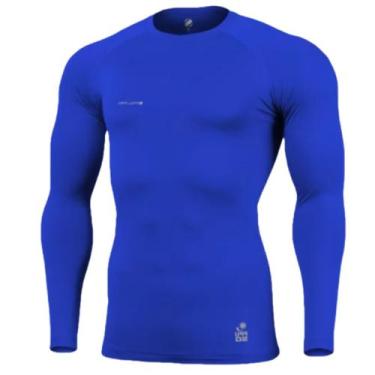 Imagem de Camisa Térmica Masculina Uv 50+ Segunda Pele Camiseta Blusa Malha Fria
