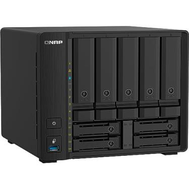 Imagem de Storage QNAP 5+4-Baias TS-932PX-4G - Alpine AL-214 1.7GHz (Quad-Core), 4GB DDR4, 2x2.5GbE+2xSFP+ de 10GbE, Torre