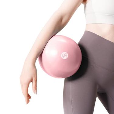 Imagem de RYTMAT Bola de Pilates pequena de 22 cm, mini bola de ioga para pilates, ioga, treinamento básico, fisioterapia, equilíbrio, estabilidade, alongamento (rosa)