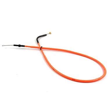 Imagem de Cabo de embreagem Arashi para Yamaha MT09 ABS 2014-2020, XSR900 2016-2021, linha de fio inoxidável e acessórios de substituição de motocicleta de borracha, peças laranja