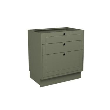 Imagem de Balcão de Cozinha Évora PH 3120 c/ 3 Gavetas e Divisor de Talheres s/ 