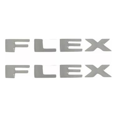Imagem de Par Adesivos Flex Capo Tr4 Resinado Cinza Claro Flexrs - Spts
