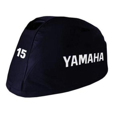 Imagem de Capa De Capô Motor De Popa Yamaha 15 Hp Fmhs Após 97 - Spts