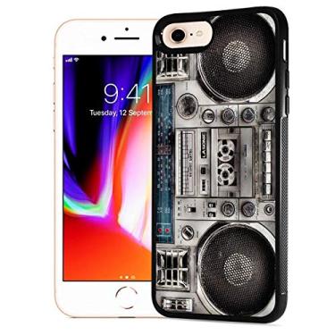 Imagem de Para iPhone SE 3 3ª geração (2022), iPhone SE 2ª (2020), iPhone 8 7, capa traseira macia protetora durável para celular, HOT12236 Old Boom Box