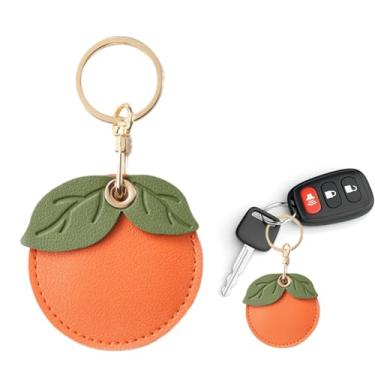 Imagem de Capa com suporte para chaveiro para Apple Tag, capa protetora com anel de chaveiro, capa rastreadora GPS para chaves