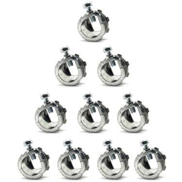 Imagem de Sonilco Conector de metal Conduíte Elétrico Encaixe de Tubo Listado UL (Pacote com 10 BX)