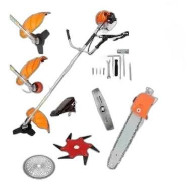 Imagem de Kit 3 Roçadeira Profissional Á Gasolina 63Cc 4T + Motopoda - Nakasaki/