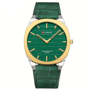 Imagem de Relógio de quartzo para homem CURREN - Elegante e casual, negócios, Ve