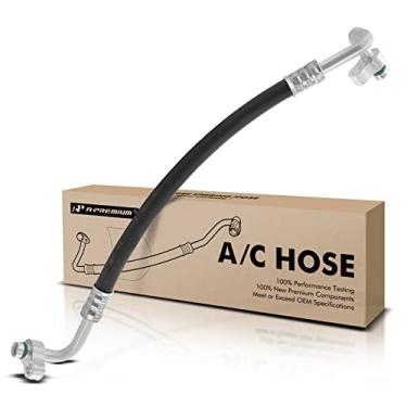 Imagem de A-Premium Conjunto de mangueira de linha de descarga A/C compatível com Nissan Versa 2007-2012 1,6L 1,8L, compressor para condensador