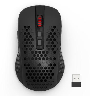 Imagem de Mouse Gamer Redragon Hana RGB Sem Fio 7200DPI 1000Hz PAW3104 Preto - M694-RGB