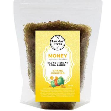 Imagem de Banho Sal Grosso e Ervas Money (Chama Dinheiro) - Luz das Ervas