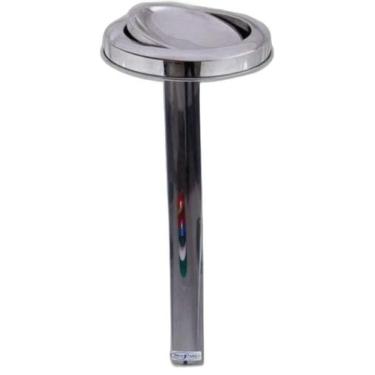 Imagem de Lixeira Inox 50 Litros Com Tampa Vai-E-Vem - Ati Glass, Cinza