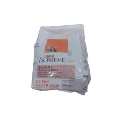 Imagem de kit quatree supreme gatos castrados salmão de 1-kg, 1kg