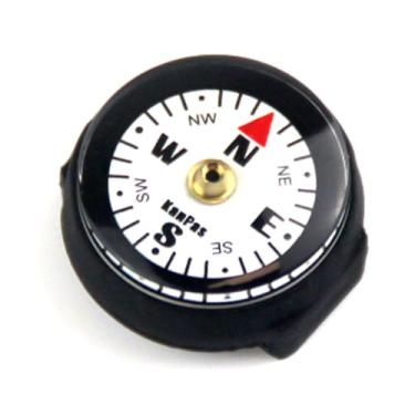 Imagem de Mini Bússola de botão luminoso KanPas para cordão de pulseira de relógio (A-25)
