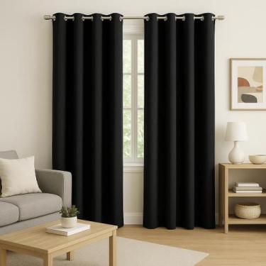 Imagem de Cortina 3,00 x 1,70m Tecido Oxford Grosso Para Quarto, Sala e Escritór