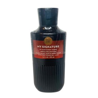 Imagem de Bath & Body Works Sabonete masculino My Signature Fragrance 3 em 1 para cabelo, rosto e corpo 283 g